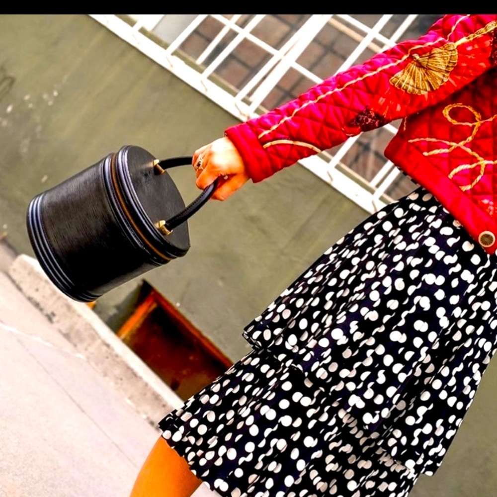 VTG Louis Vuitton  Black Cannes Leather  Bag